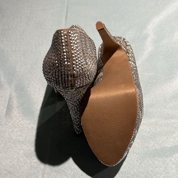 LUXE by JUSTFAB Platform sparkly stilettos size 8.  B56 - Picture 9 of 9